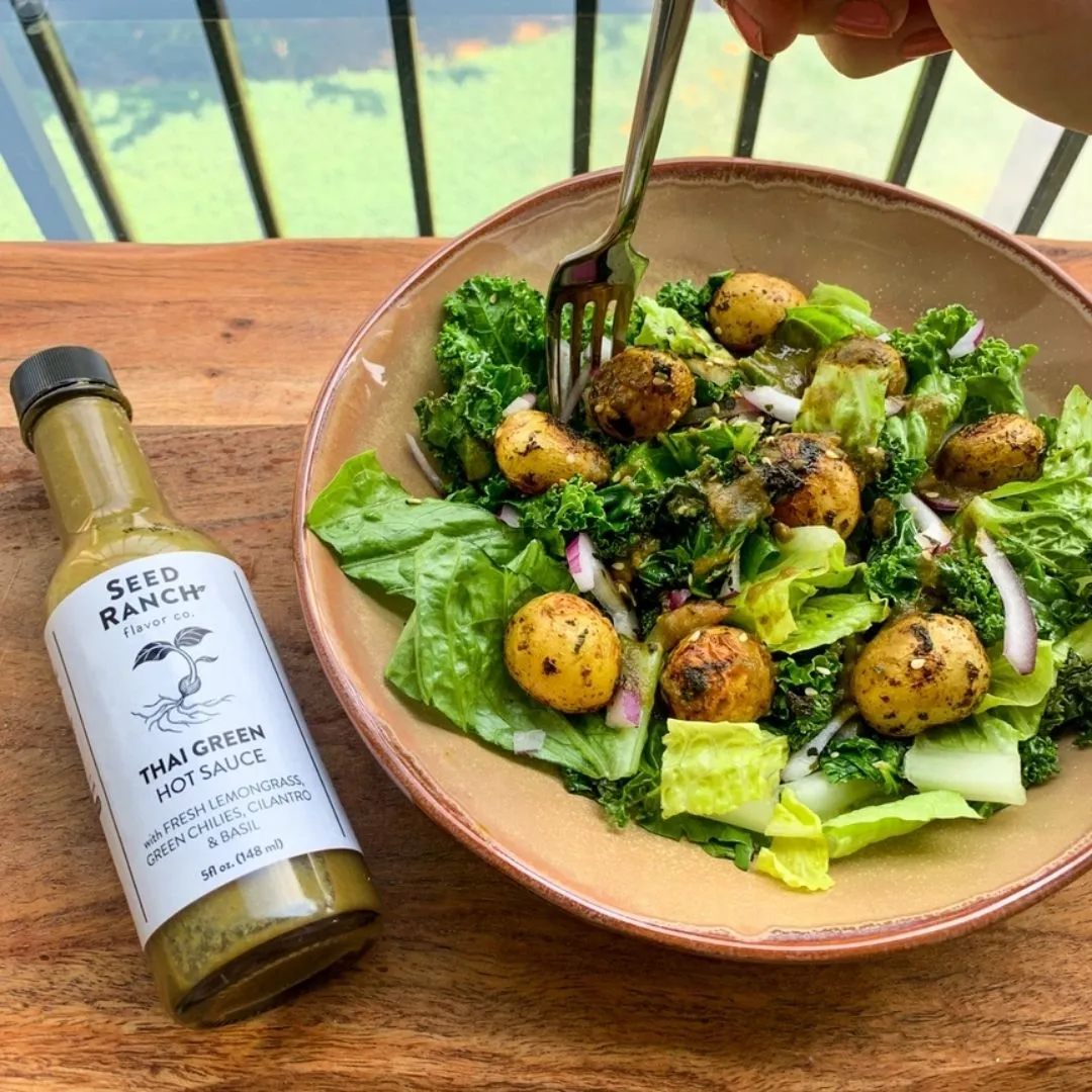 Lemongrass Serrano Hot Sauce | Thai Green | Mild | 5 oz