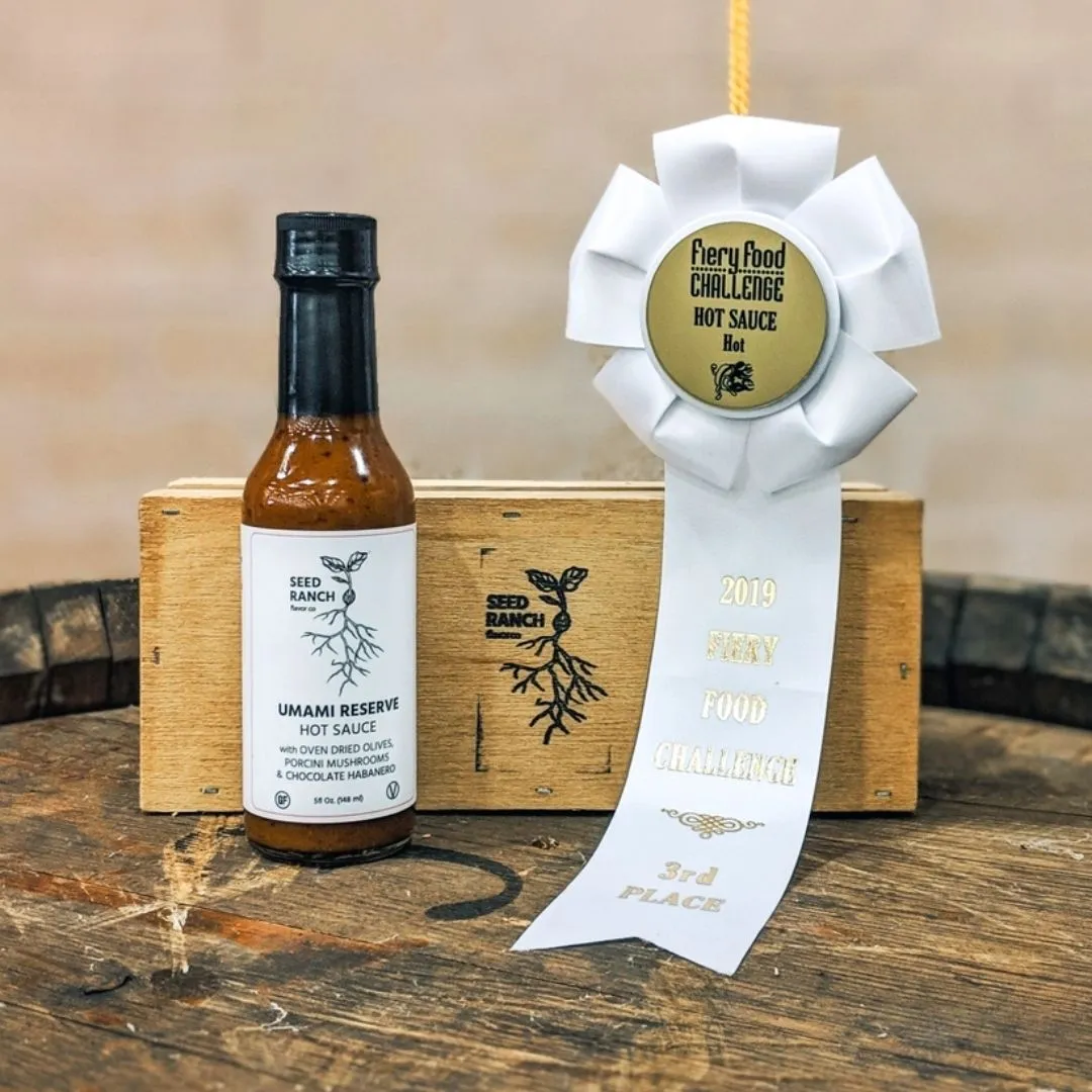 Habanero Umami Hot Sauce | Umami Reserve | Hot | 5 oz