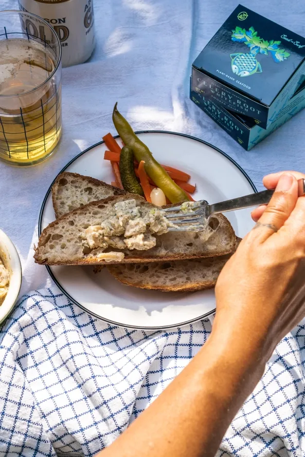 Celery Root Smoked Whitefish (Vegan)