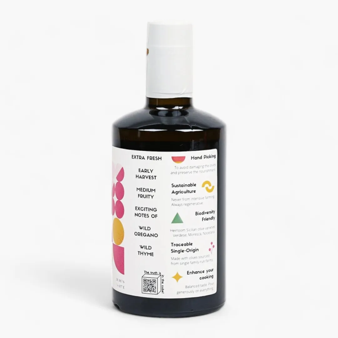 Polyphenols - 100% Heirloom Sicilian Unrefined Extra Virgin Olive Oil