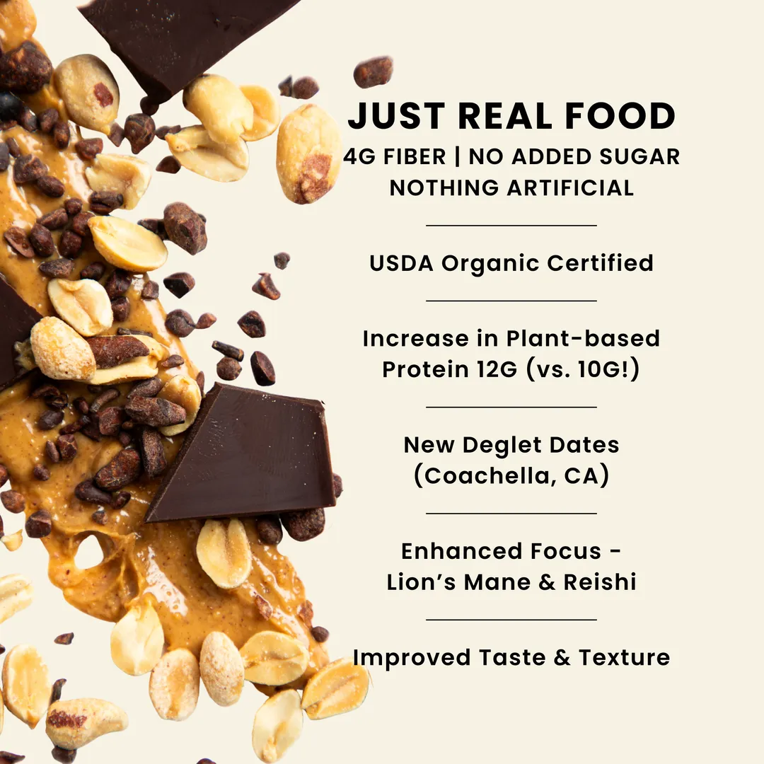 SEND Bars Organic Peanut Cacao Superfood Protein Bars (8-pk)
