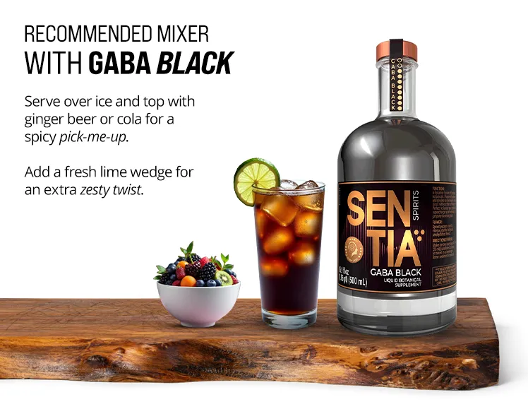 Sentia Gaba Black 500ml (x6)