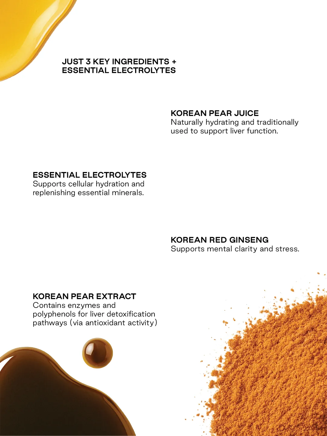 Korean Pear, Korean Ginseng + Electrolytes Prevention Tonic (Hydration + Recovery)