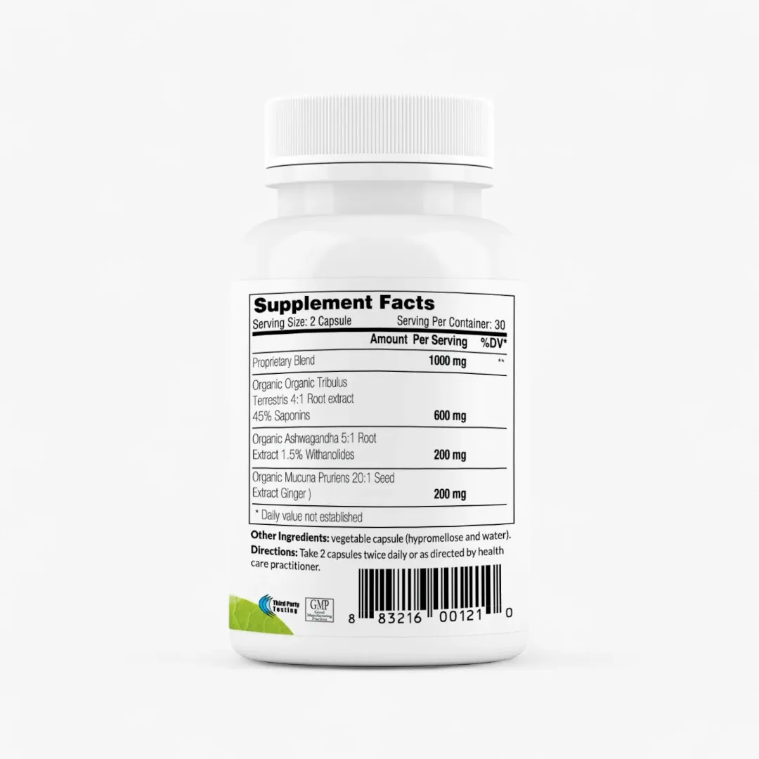 Organic Tribulus Power Capsules