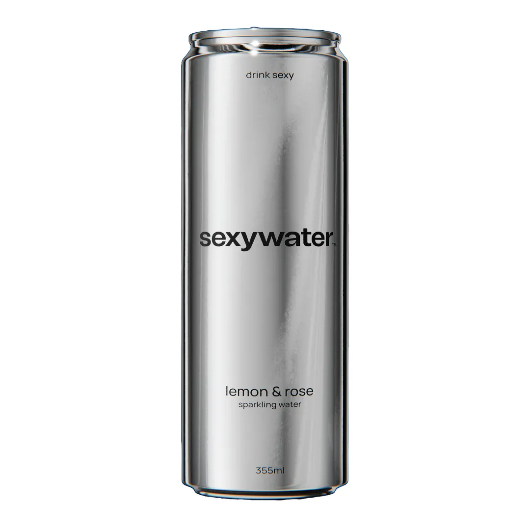 Sexywater™ Lemon & Rose Sparkling Water (12 Case)