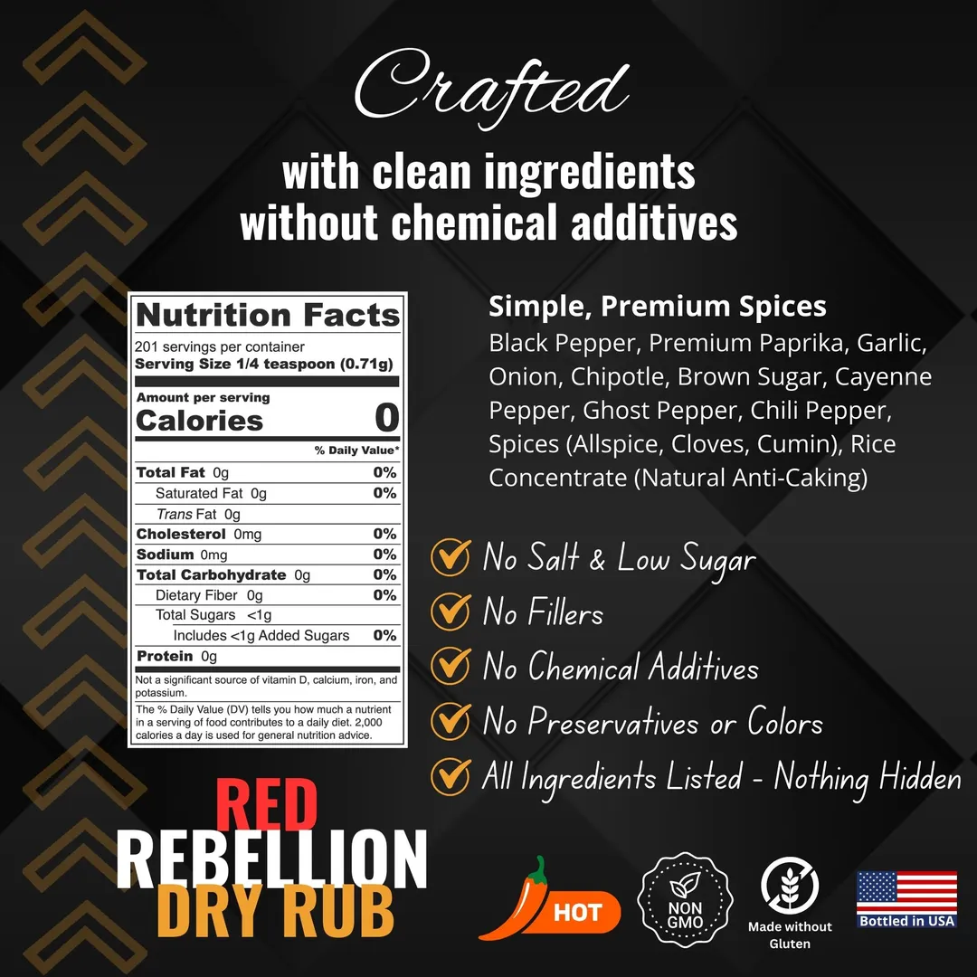 Shake to Elevate – Red Rebellion (Hot & Spicy) No Salt Seasoning