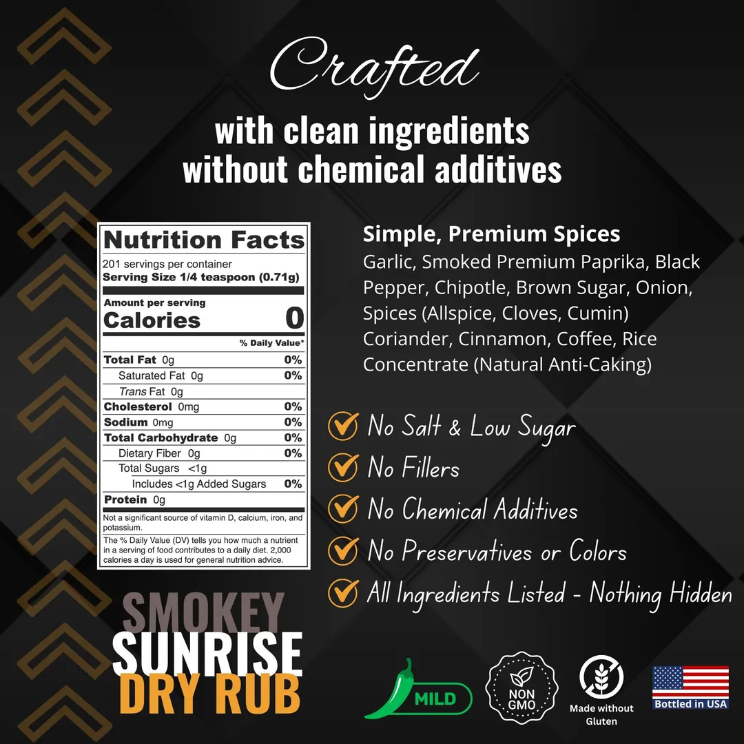 Shake to Elevate – Smokey Sunrise No Salt Seasoning