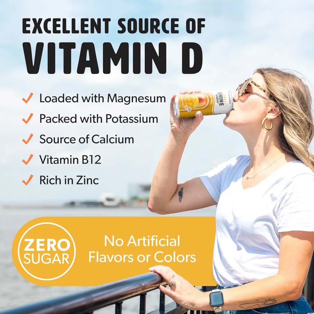 Peach Mango Flavored Vitamin Enhanced Water - 12 Pack