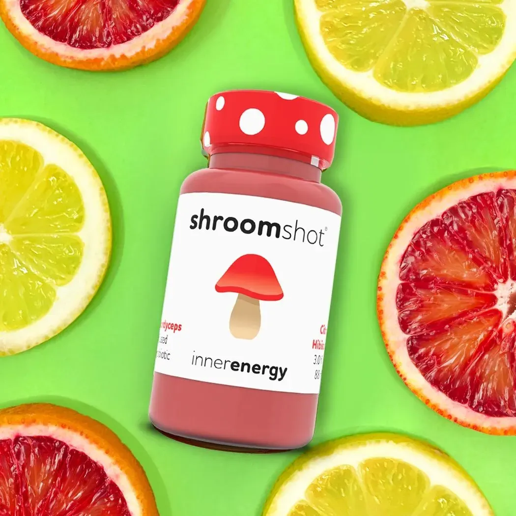 Citrus Hibiscus Energy Shot w/ Cordyceps Mushroom