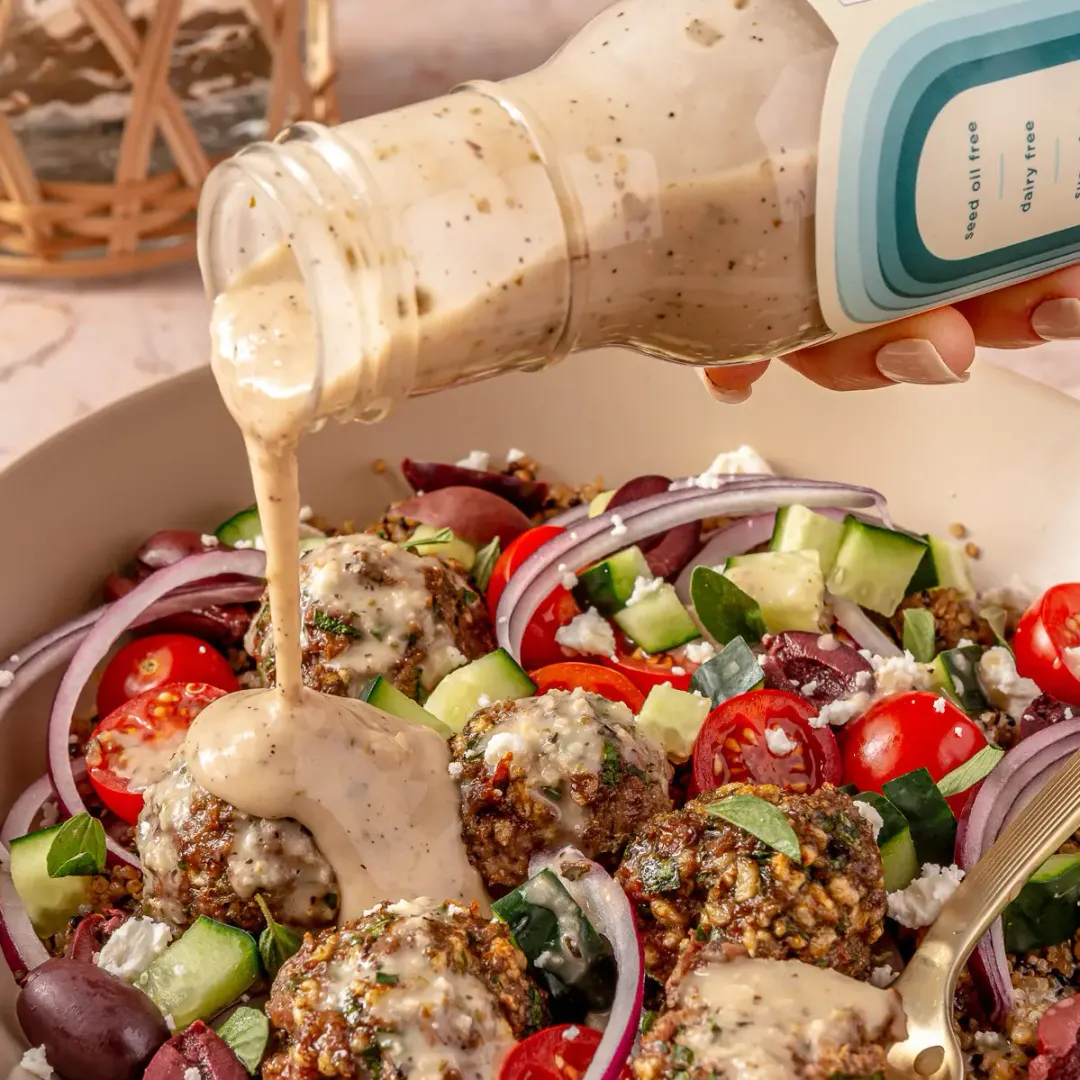 Greek Vinaigrette Dressing, Sauce & Dip, 8 oz, Case of 6