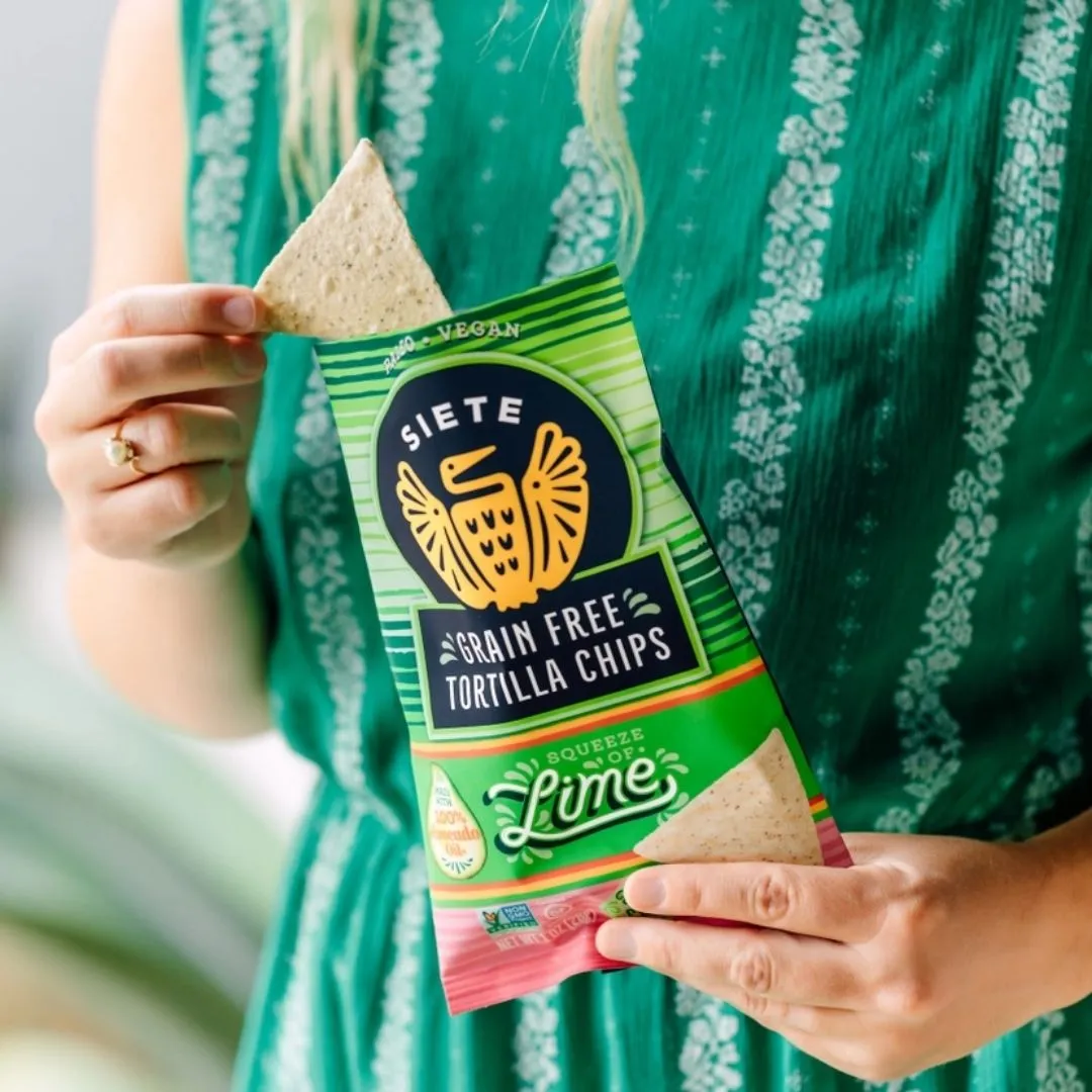 1oz Lime Grain Free Tortilla Chips - 72 Bags