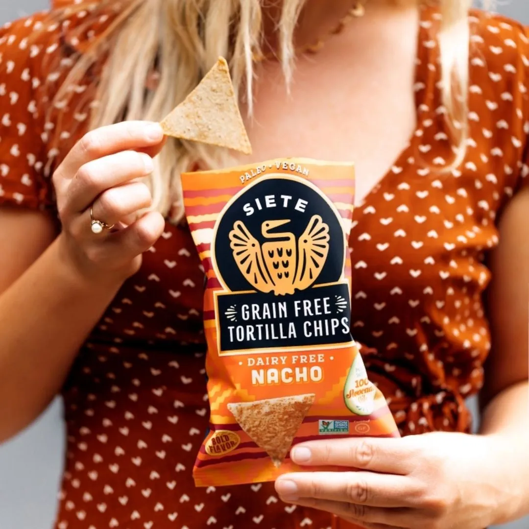 1oz Nacho Grain Free Tortilla Chips - 72 Bags