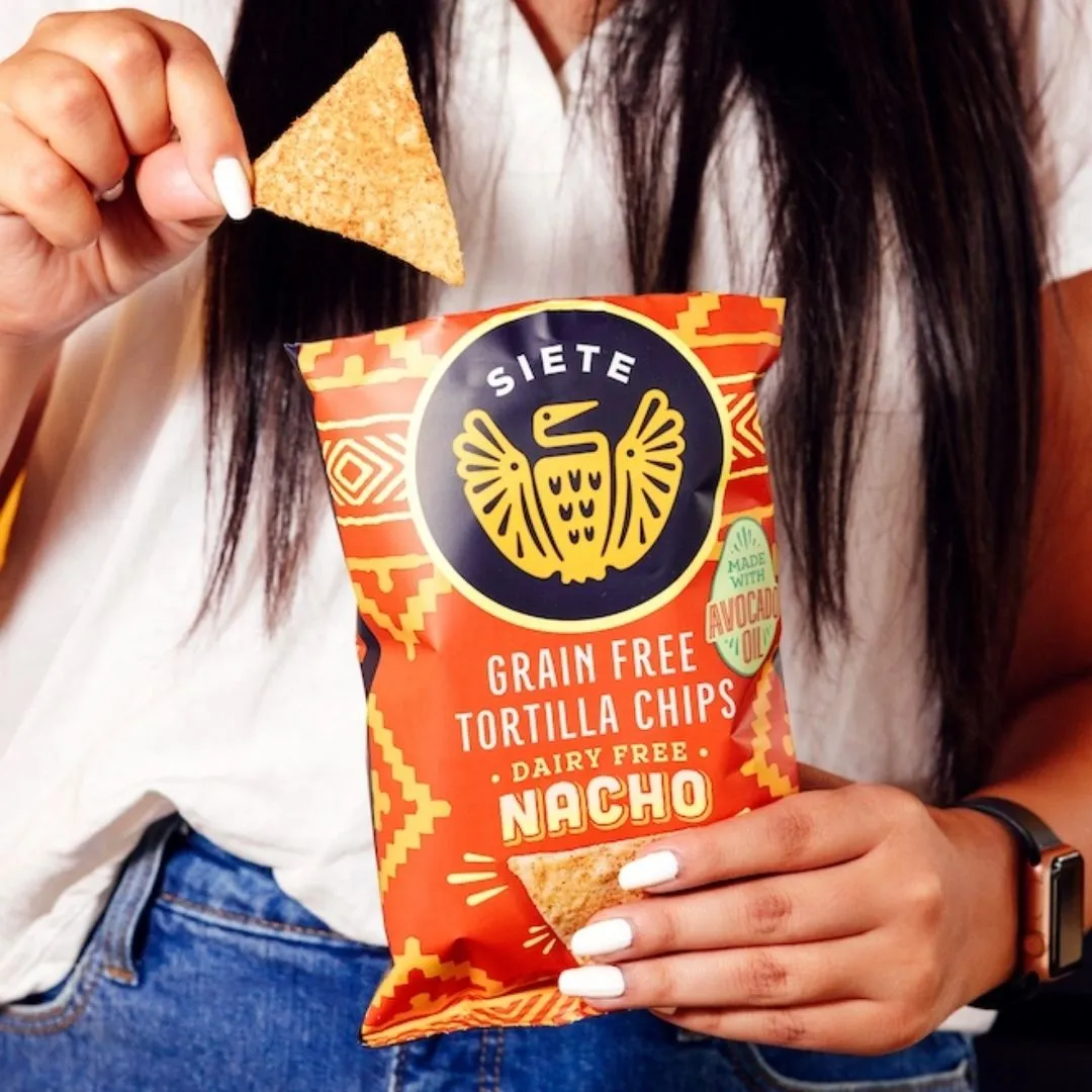 1oz Nacho Grain Free Tortilla Chips - 72 Bags