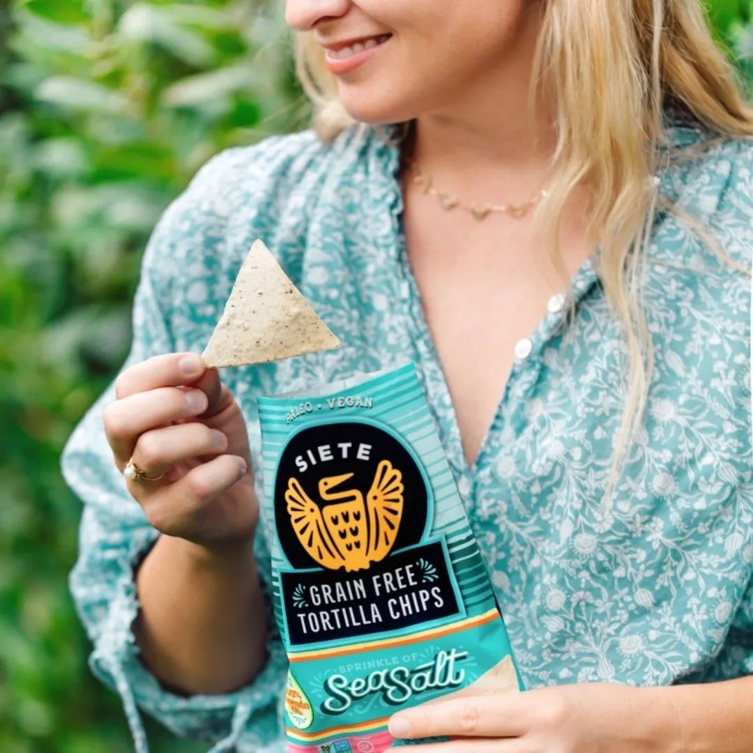 1oz Sea Salt Grain Free Tortilla Chips - 72 Bags