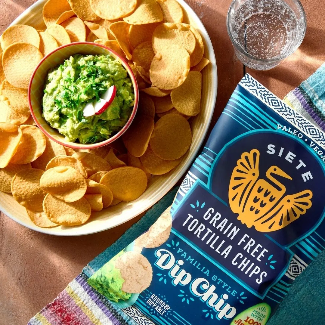 5oz Dip Chip Grain Free Tortilla Chips - 24 Bags