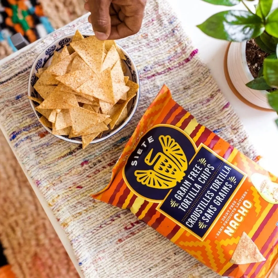 5oz Nacho Grain Free Tortilla Chips - 24 Bags