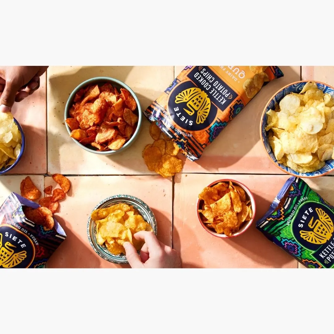 Chile Lime and Queso Mix Pack Cooked Potato Chips - 24 Bags