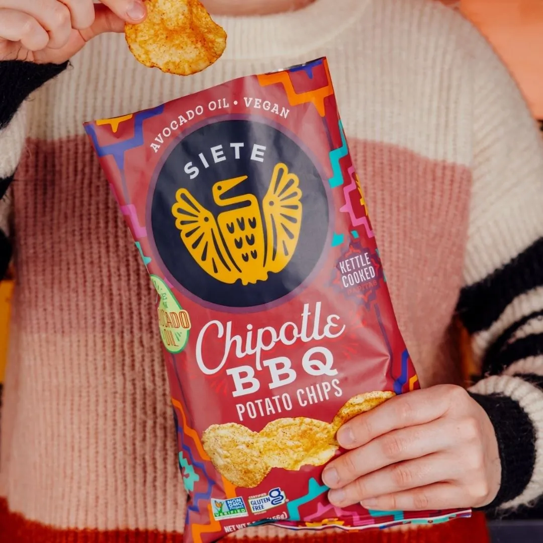 Chipotle Bbq Kettle Cooked Potato Chips - 24 Bags