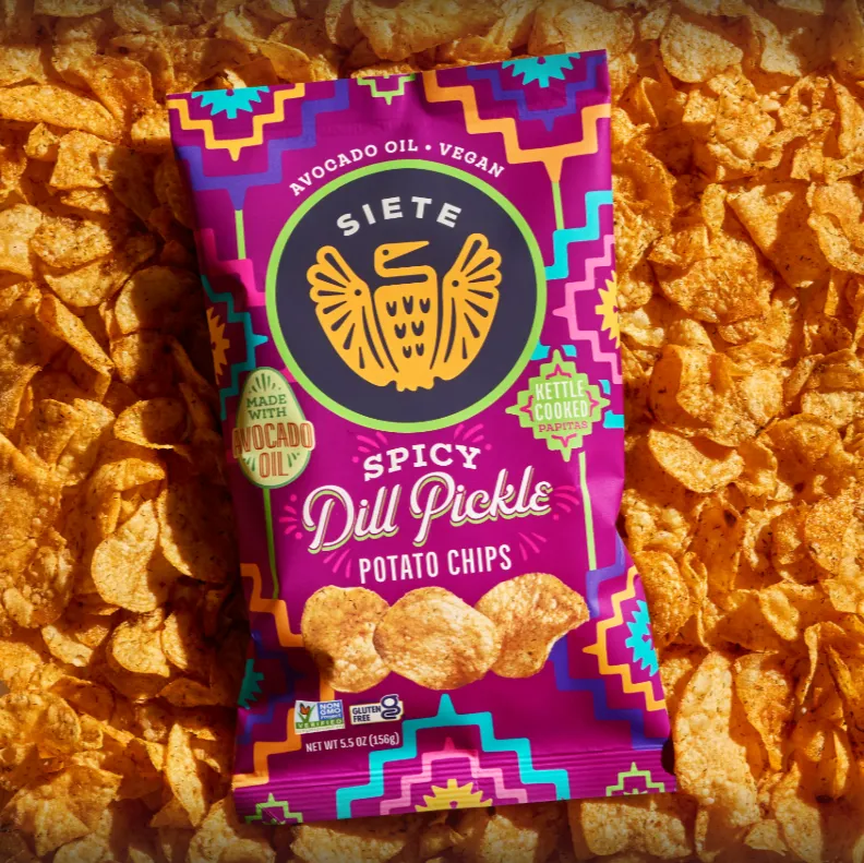 Spicy Dill Pickle Kettle Cooked Potato Chips - 24 bags