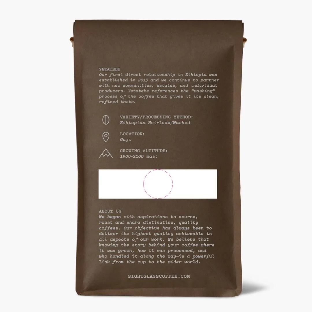 Organic Ethiopia, Yetatebe Shakisso, 12 oz Whole Bean