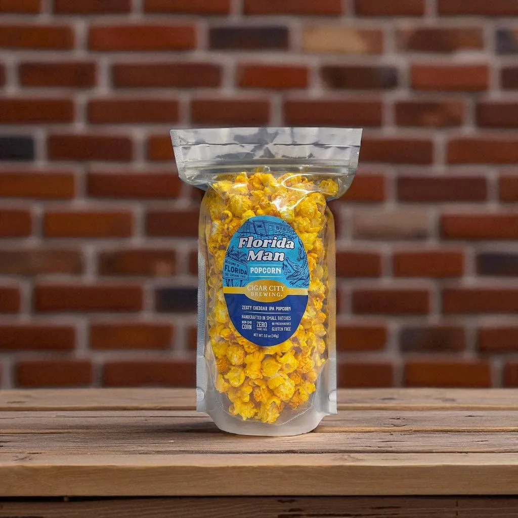 Large Gourmet Florida Man Popcorn Bag