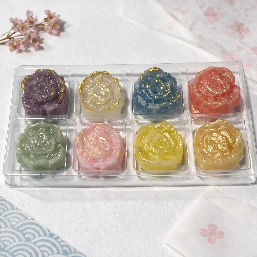 Crystal Candy Rose Treat Box - Mixed Fruit Collection