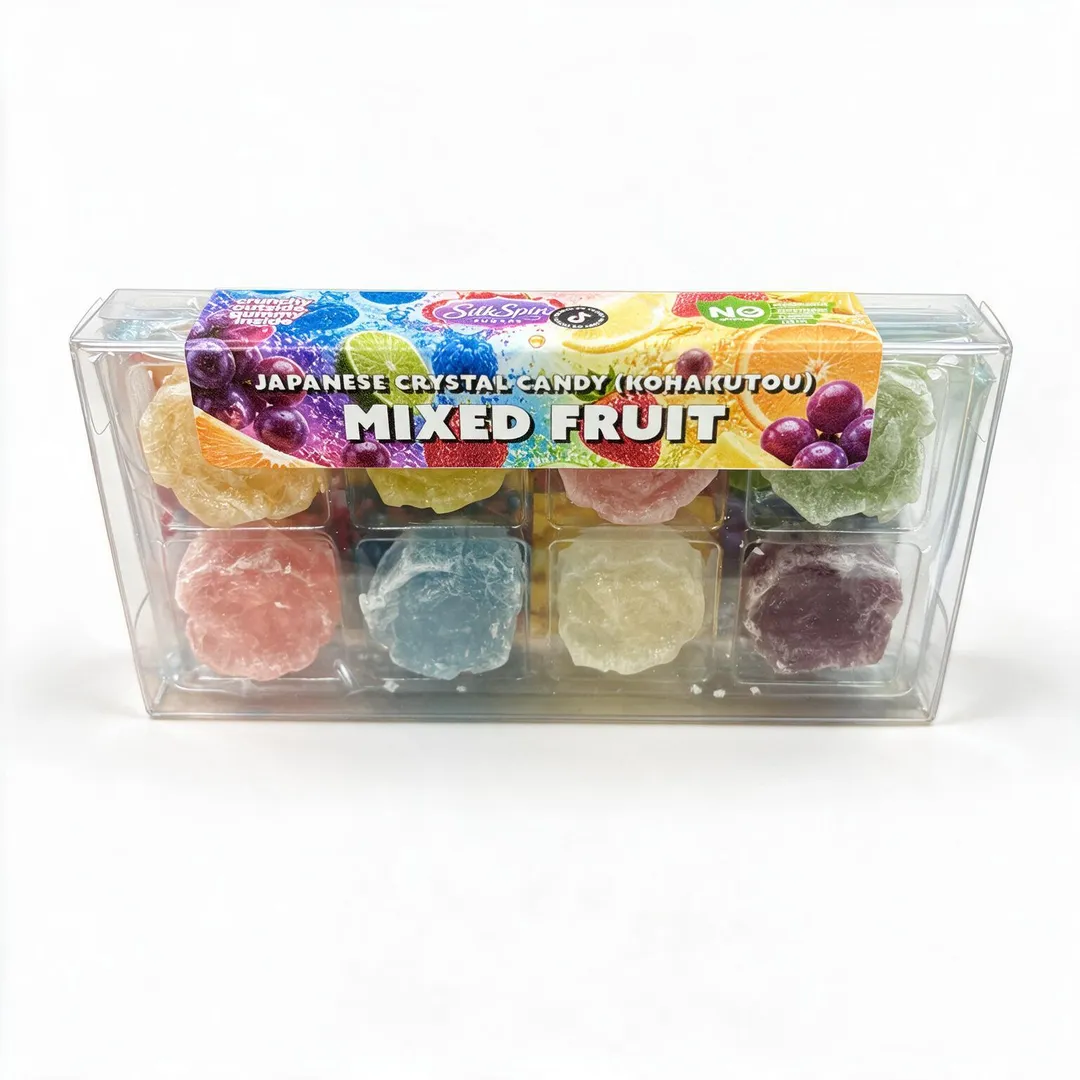 Crystal Candy Rose Treat Box - Mixed Fruit Collection
