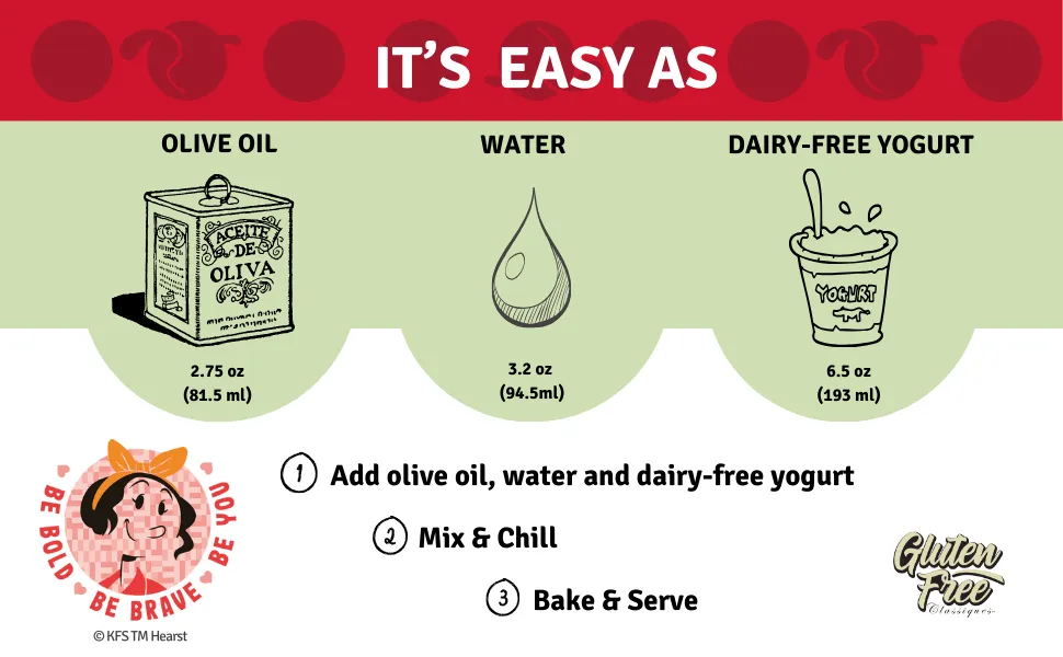 Olive Oyl Premium Gluten-Free & Vegan Cake Mix