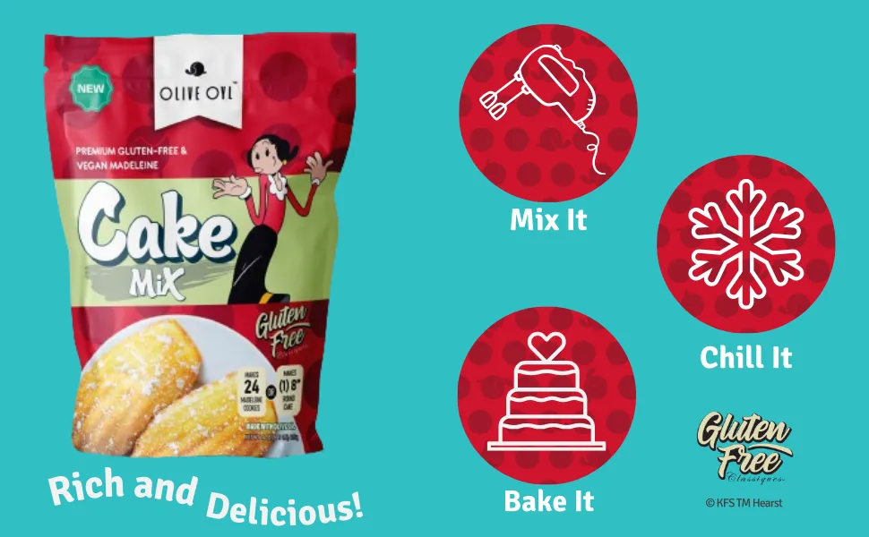 Olive Oyl Premium Gluten-Free & Vegan Cake Mix