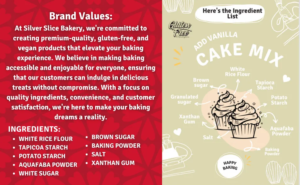 Olive Oyl Premium Gluten-Free & Vegan Cake Mix