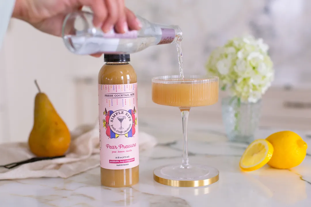 Pear Pressure Fresh Cocktail Mix - 16OZ (Case of 12)