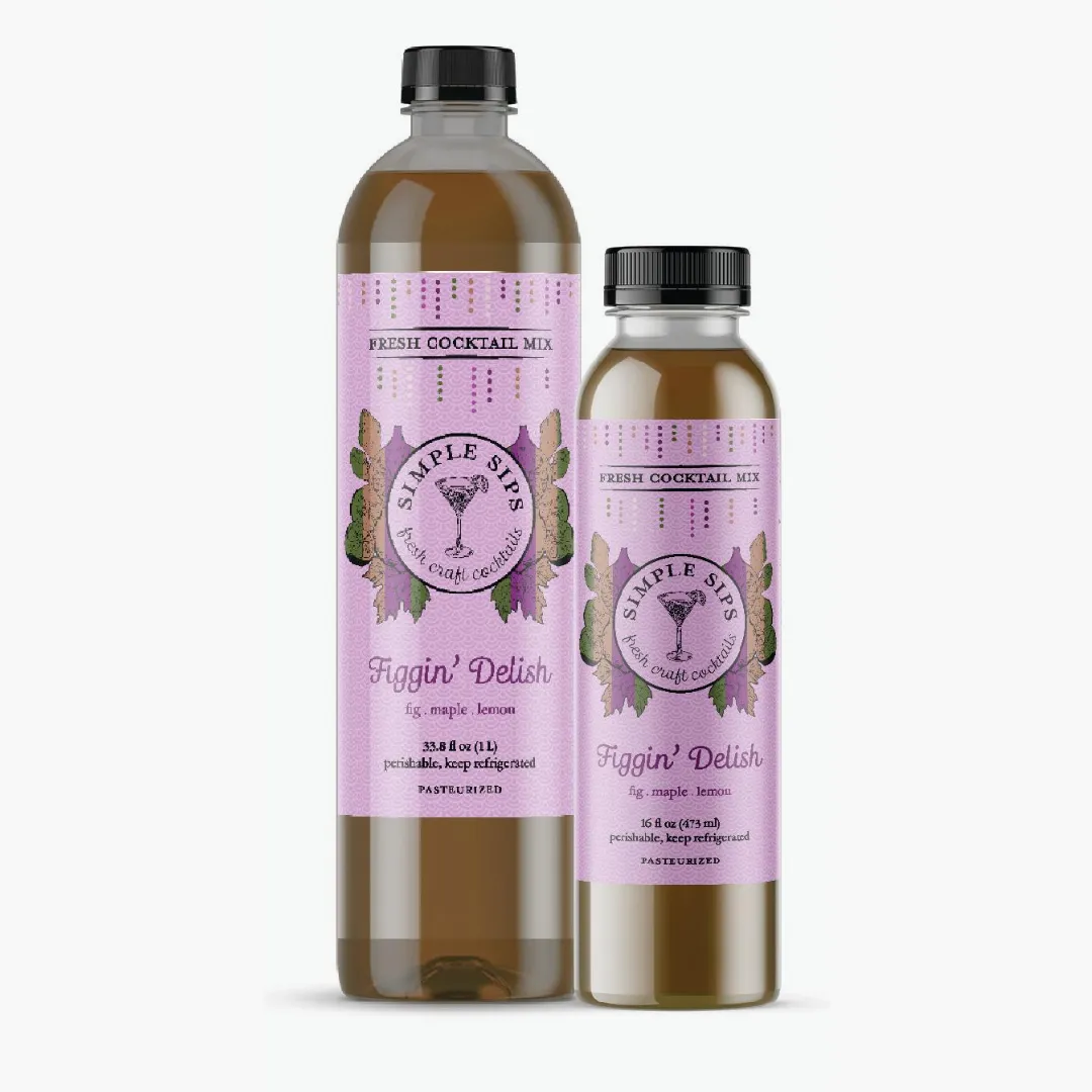 Figgin' Delish Fresh Cocktail Mix - 16OZ (Case of 12)