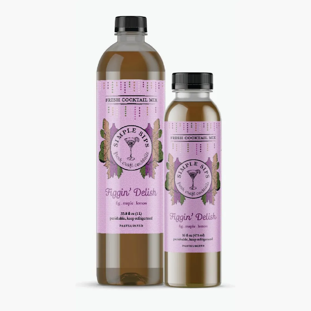 Figgin' Delish Fresh Cocktail Mix - 1L (Case of 6)