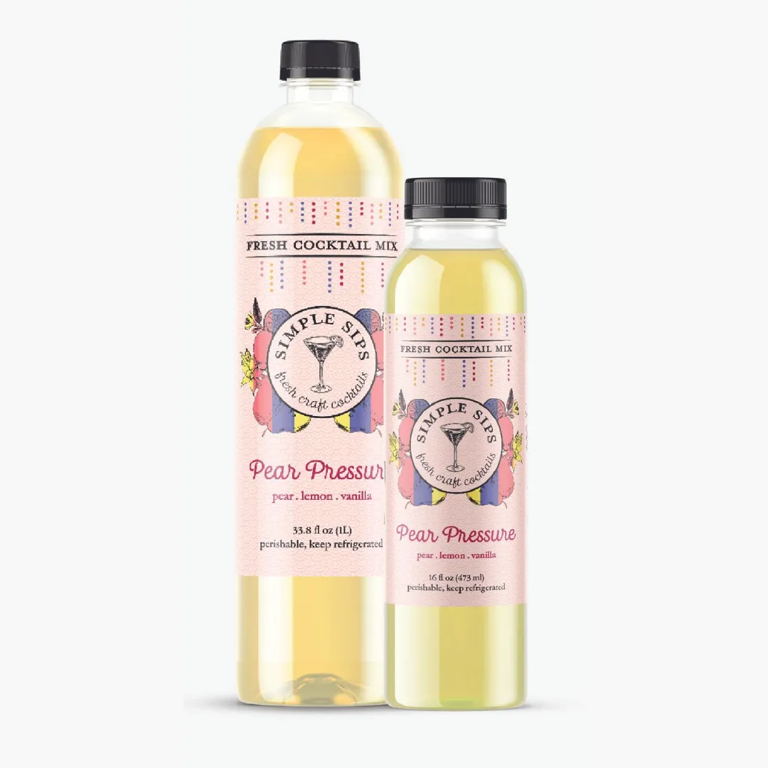 Pear Pressure Fresh Cocktail Mix - 16OZ (Case of 12)