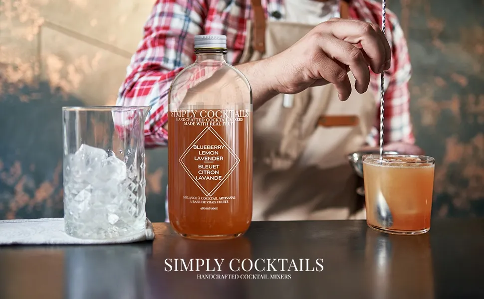 Blueberry Lavender Cocktail Mix - 16oz