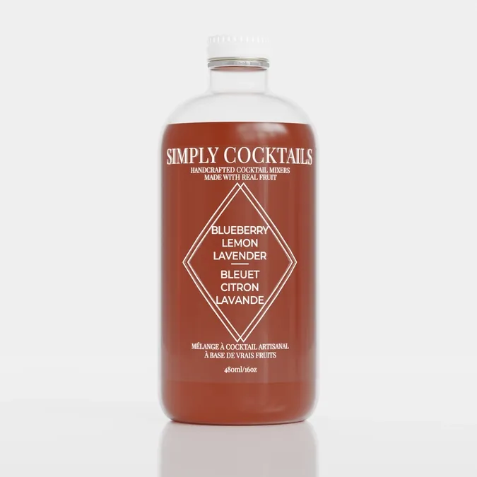 Blueberry Lavender Cocktail Mix - 16oz