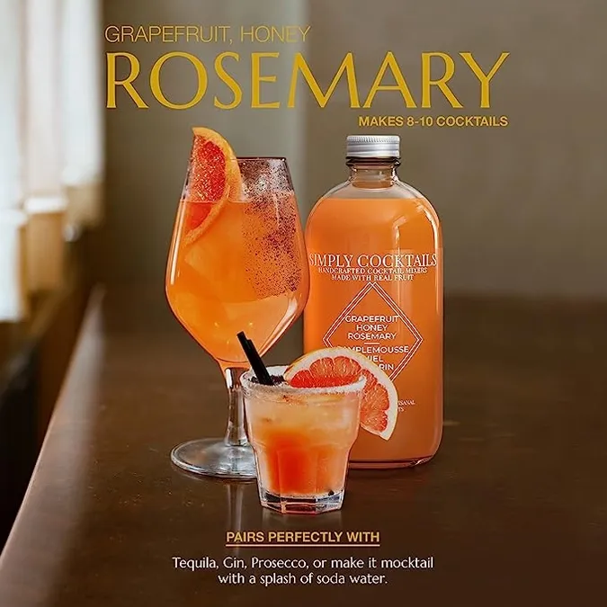 Grapefruit Rosemary Cocktail Mix - 16oz