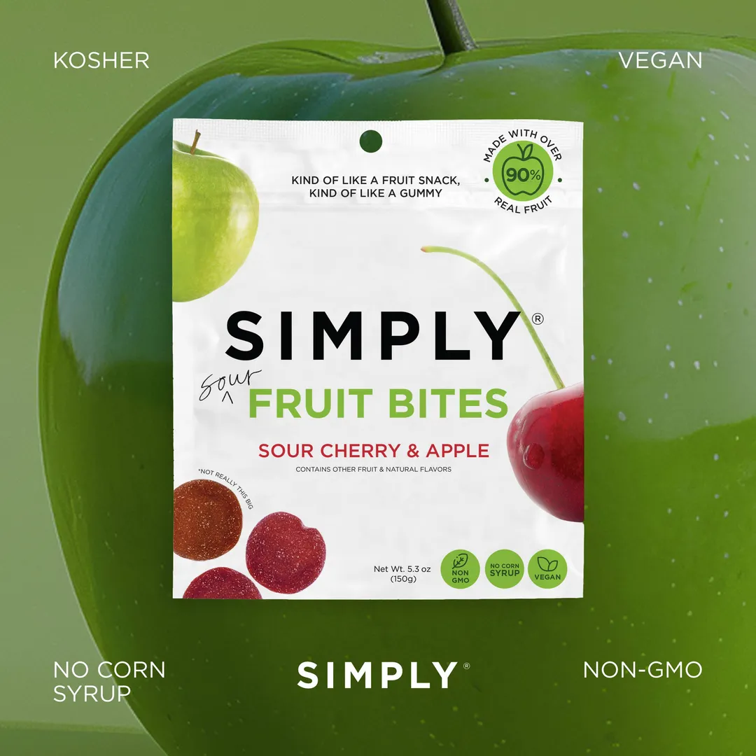 Fruit Bites - Sour Apple & Cherry (5.3 oz Bags)