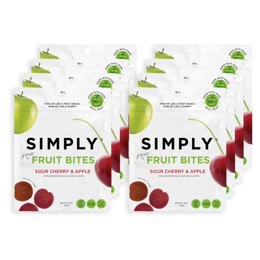Fruit Bites - Sour Cherry & Apple (1.8 oz Bags)