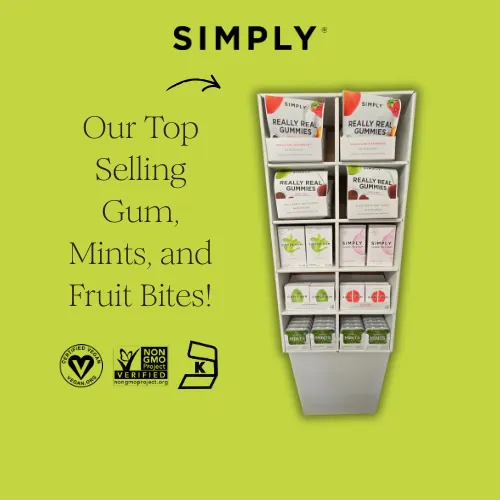 Gum, Mints, Candy FREE Floor Display ($50 Value)