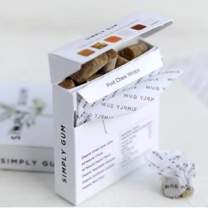 Maple Chewing Gum - Natural + Plastic-Free | 12 Pack