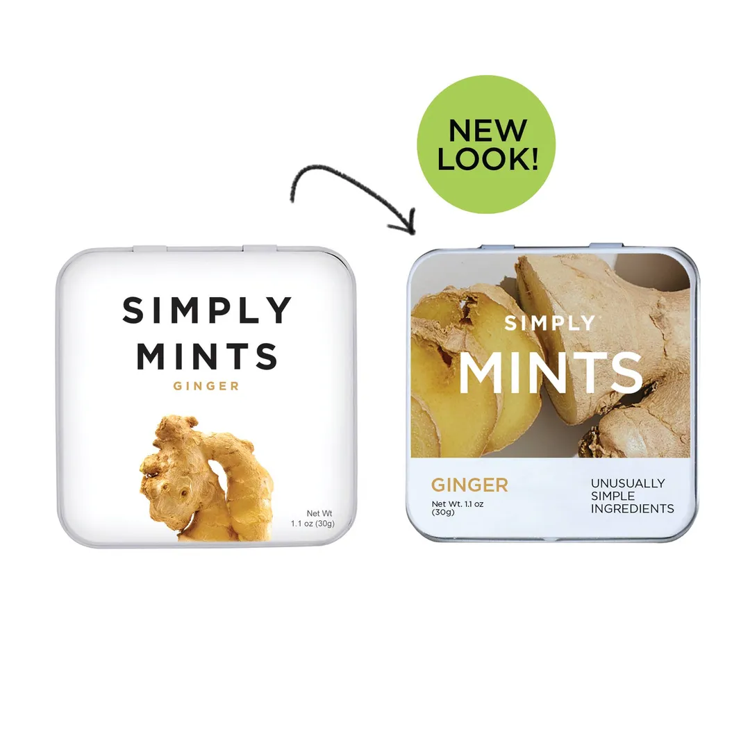 Simply Mints - Ginger | Pack of Six