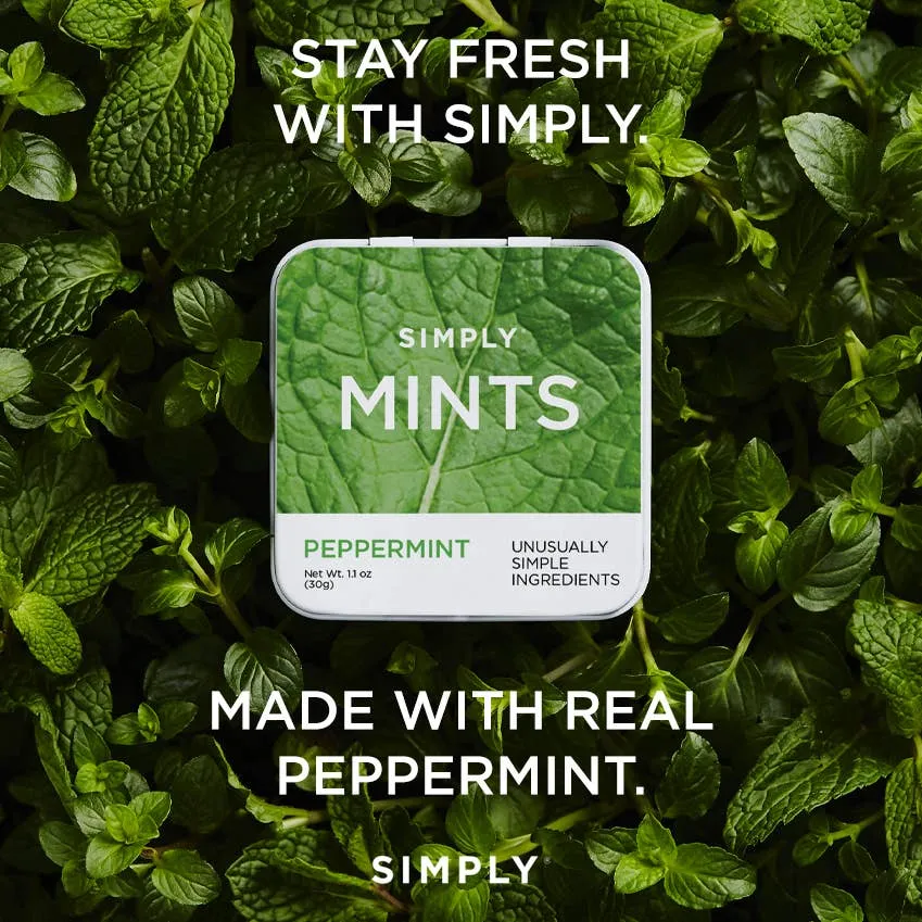 Simply Mints - Peppermint | Pack of Six