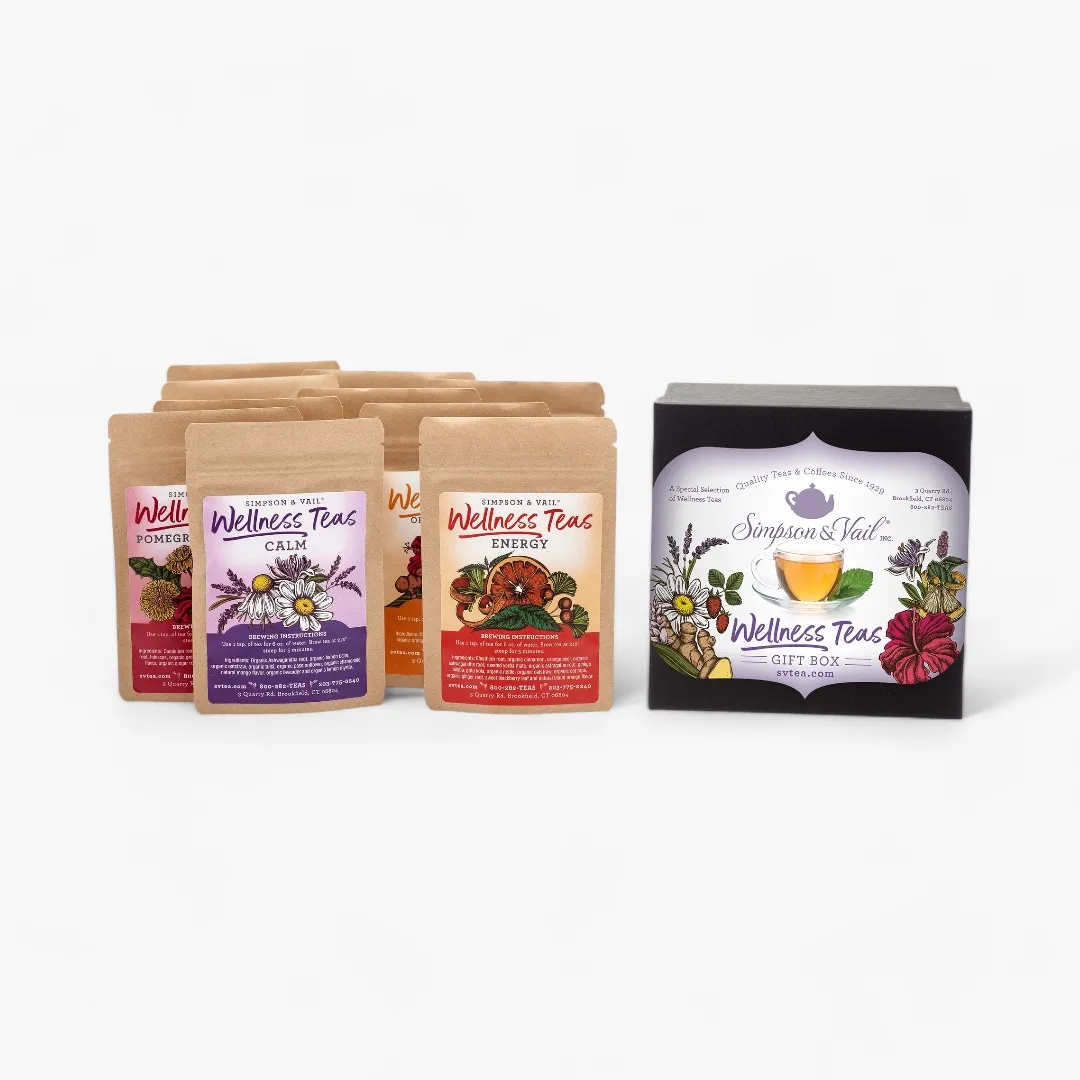 Herbal Wellness Tea Sampler - Gift Box