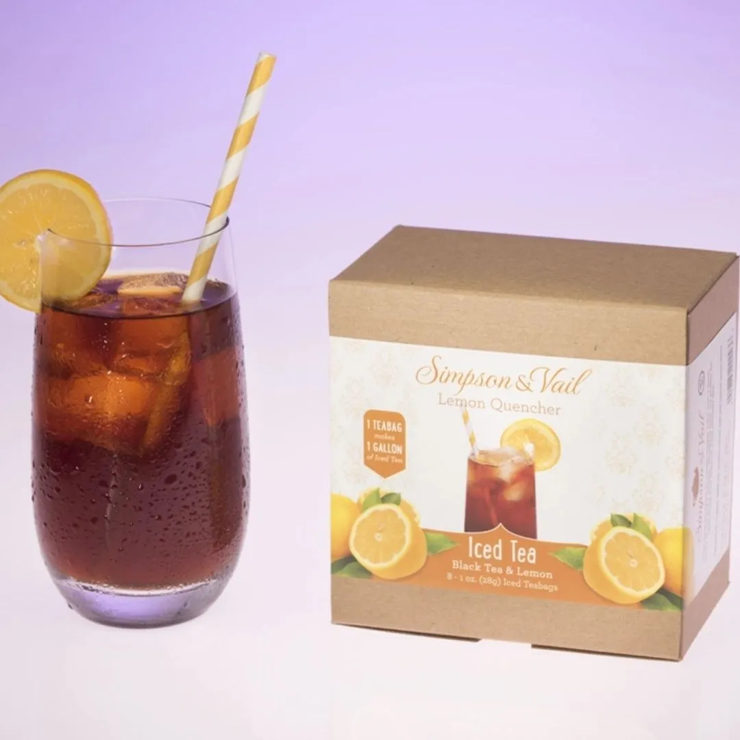 Lemon Quencher Black Iced Teabags (8/box)