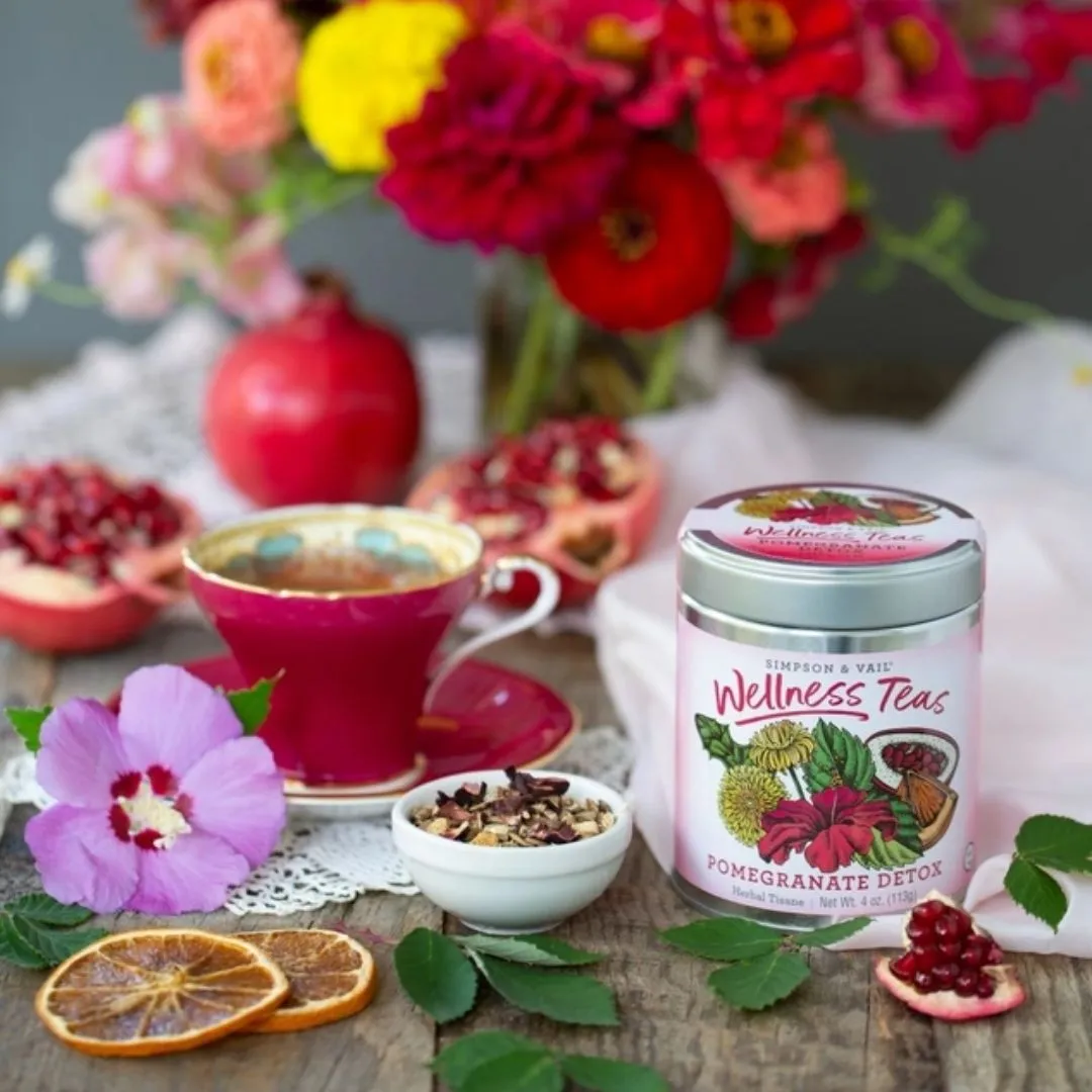Pomegranate Detox Herbal Wellness Tea