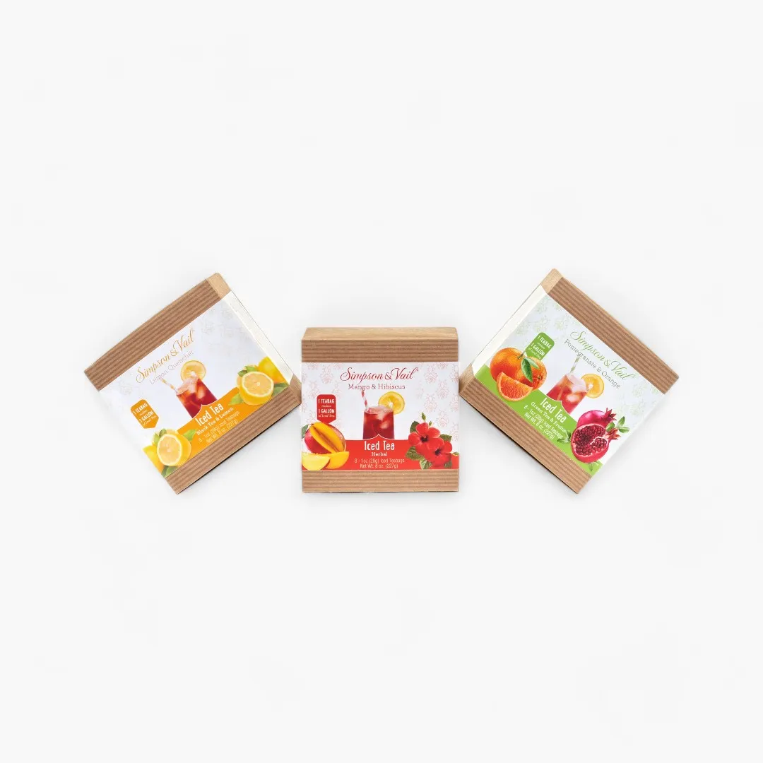 Pomegranate & Orange Green Fruits Iced Teabags (8/box)