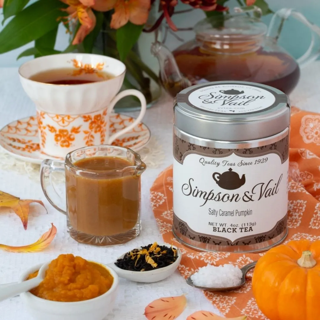 Salty Caramel Pumpkin Black Tea - Tin