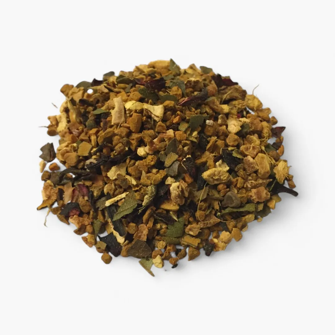 Turmeric Ginger Citrus Herbal Wellness Tea Organic