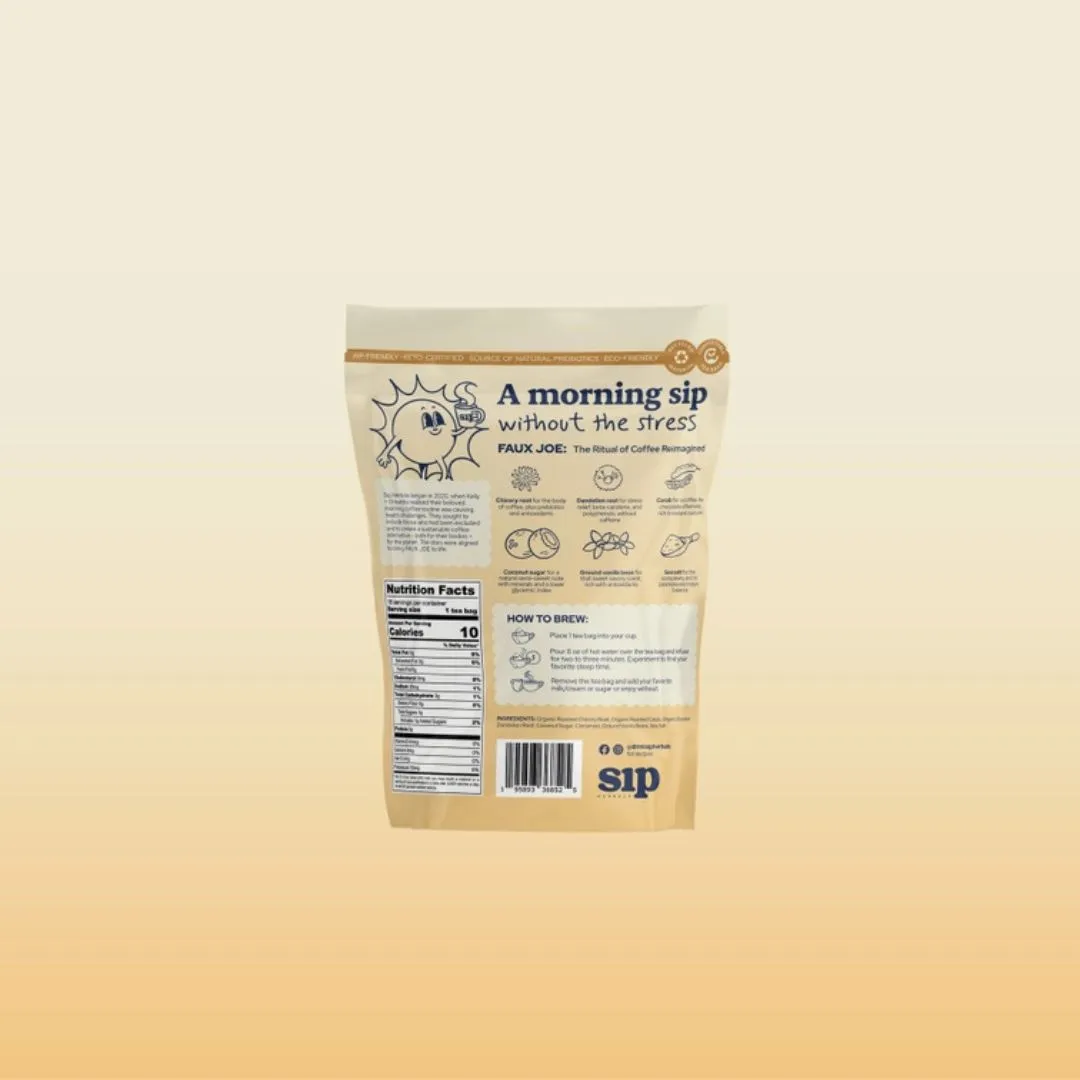 Cinnamon Roll Coffee Alternative Plastic-Free Tea Bags (15 ct)